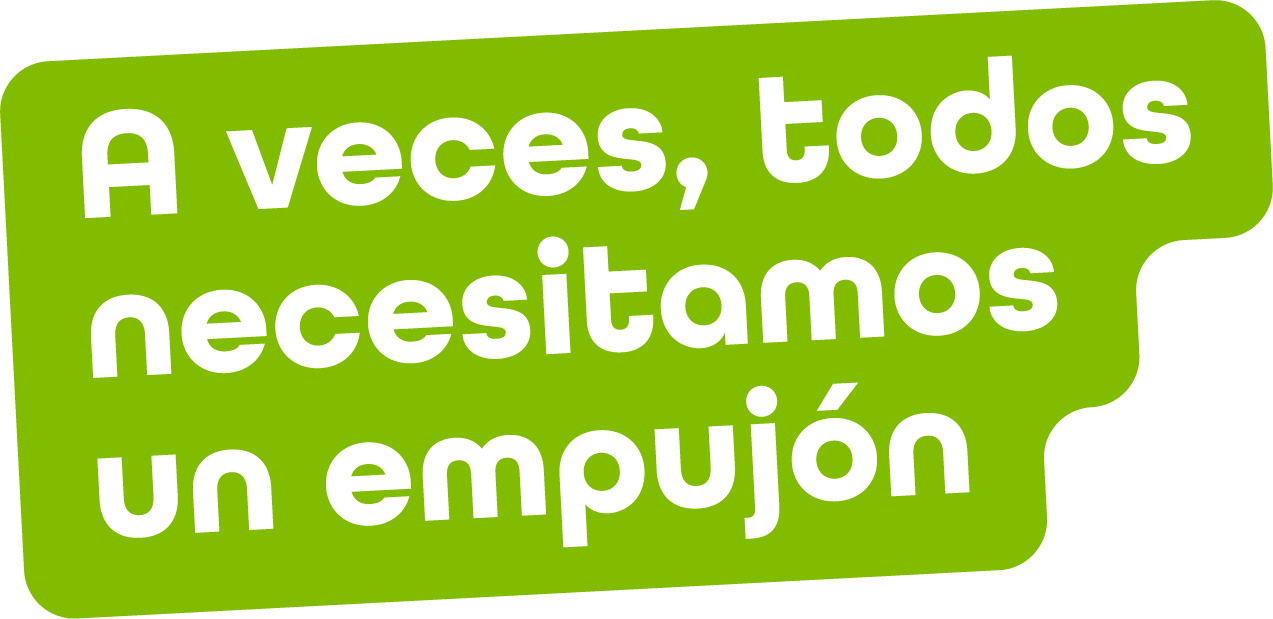 A veces, todos necesitamos un empujón