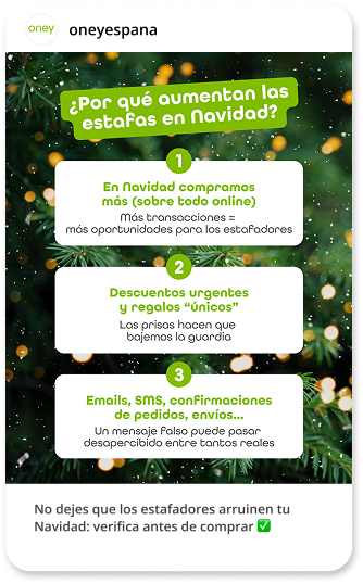 Post Instagram ¿Por qué aumentan las estafas en Navidad?