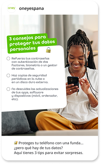 Post Instagram Consejos protección datos personales