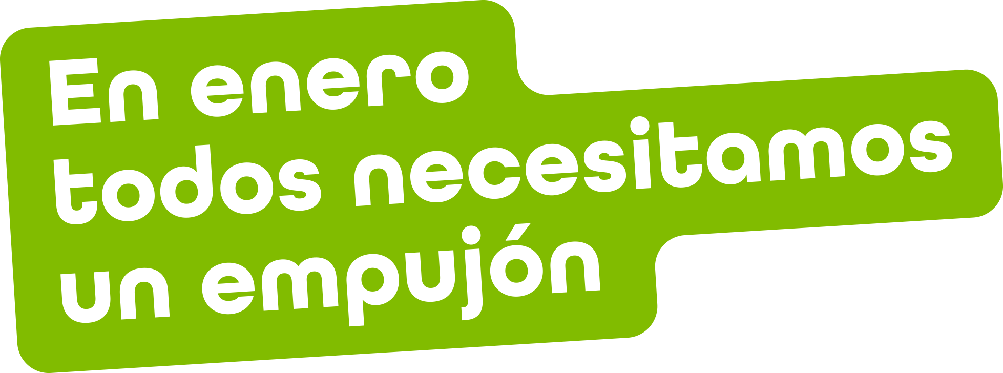 En enero todos necesitamos un empujón