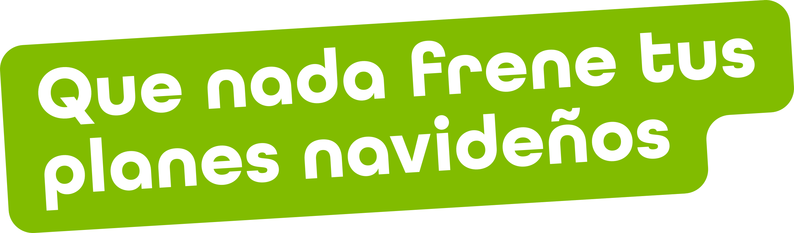 Que nada frene tus planes navideños